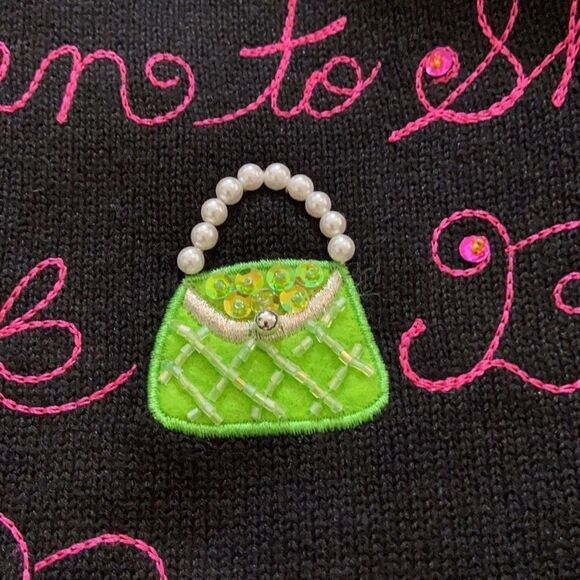 BEREK by Takako  Sakon NWOT embroidered Born to Shop Cardigan M - Picture 9 of 12